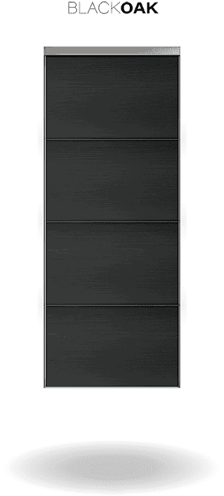 FlexiSlide BlackOak schuifdeuren